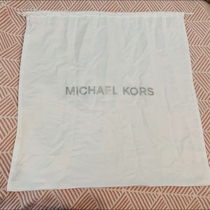 Michael Kors White Satin Dust Bag